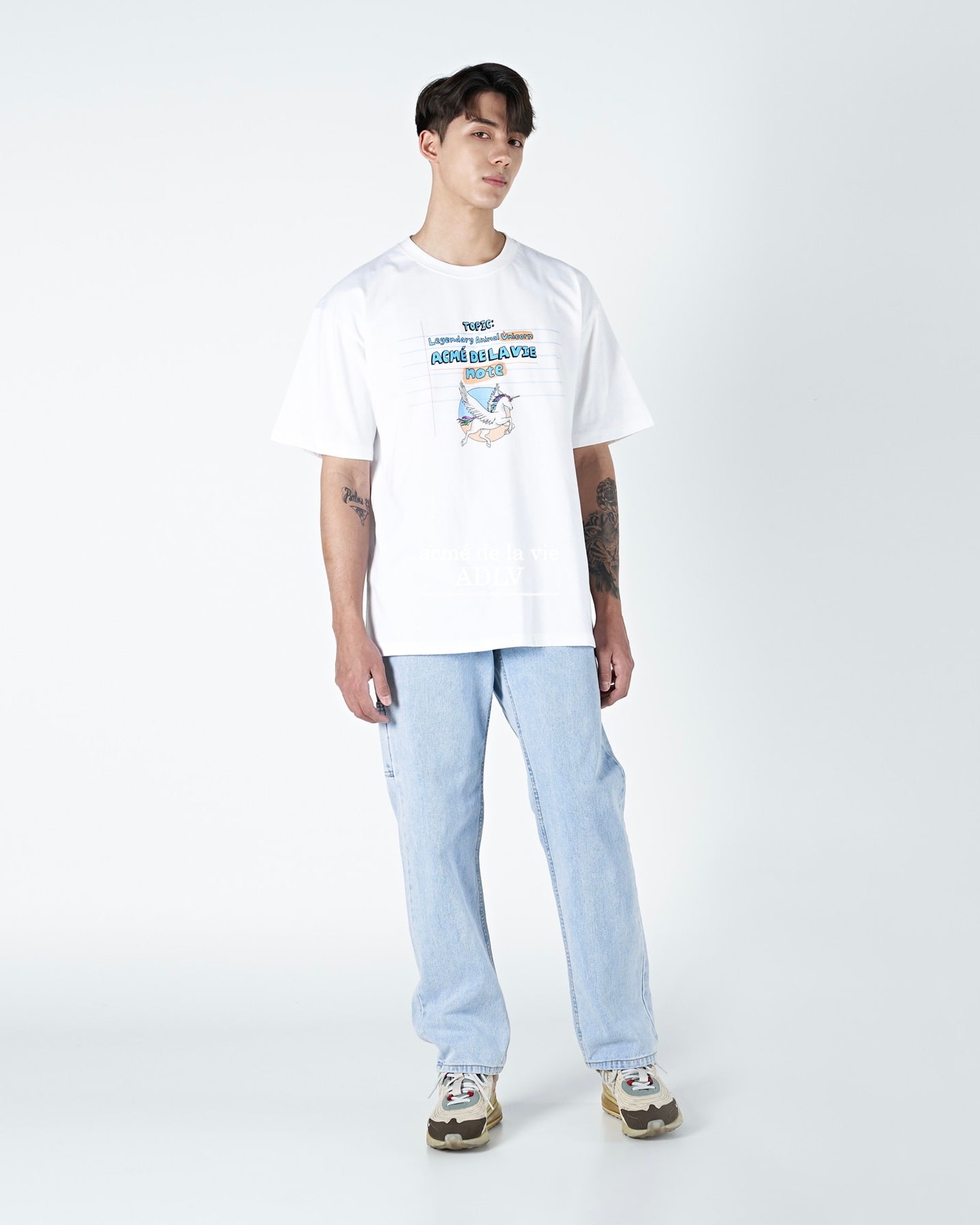 UNICORN NOTE SHORT SLEEVE T-SHIRT WHITE (WHITE)
