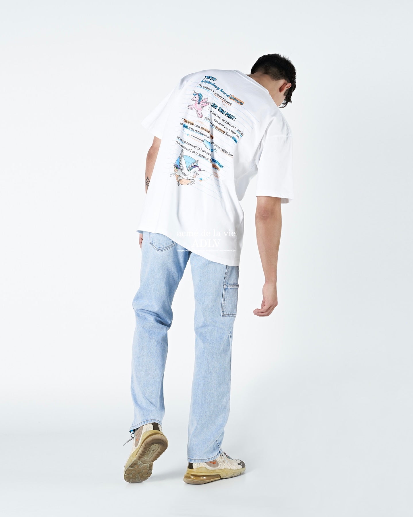 UNICORN NOTE SHORT SLEEVE T-SHIRT WHITE (WHITE)