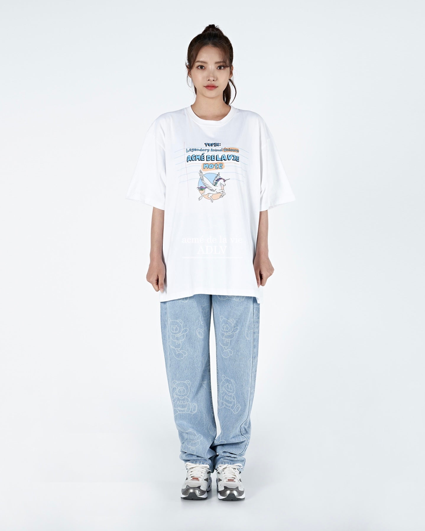 UNICORN NOTE SHORT SLEEVE T-SHIRT WHITE (WHITE)