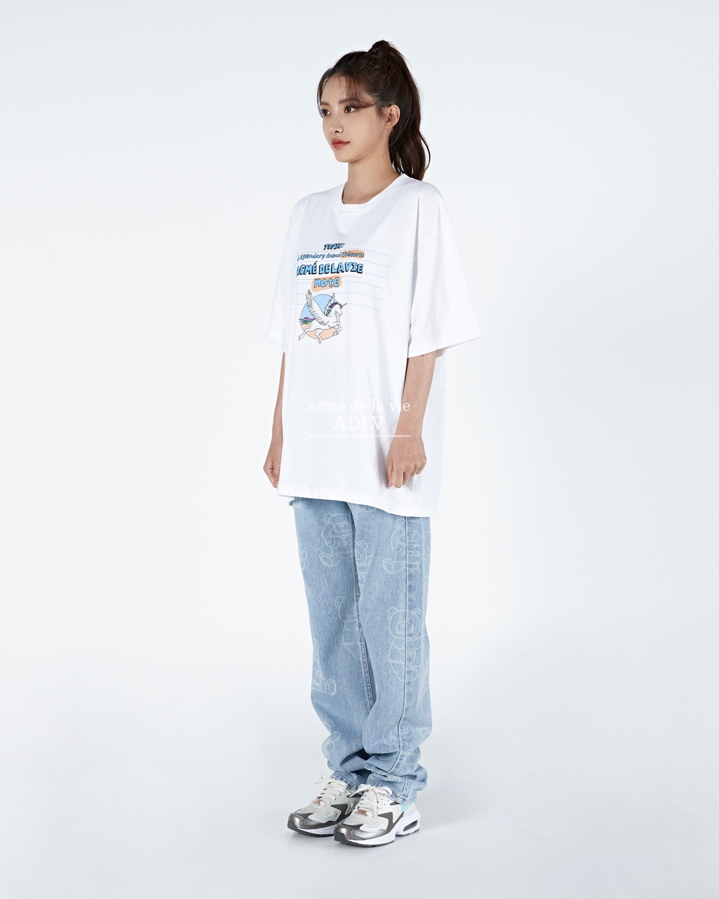 UNICORN NOTE SHORT SLEEVE T-SHIRT WHITE (WHITE)