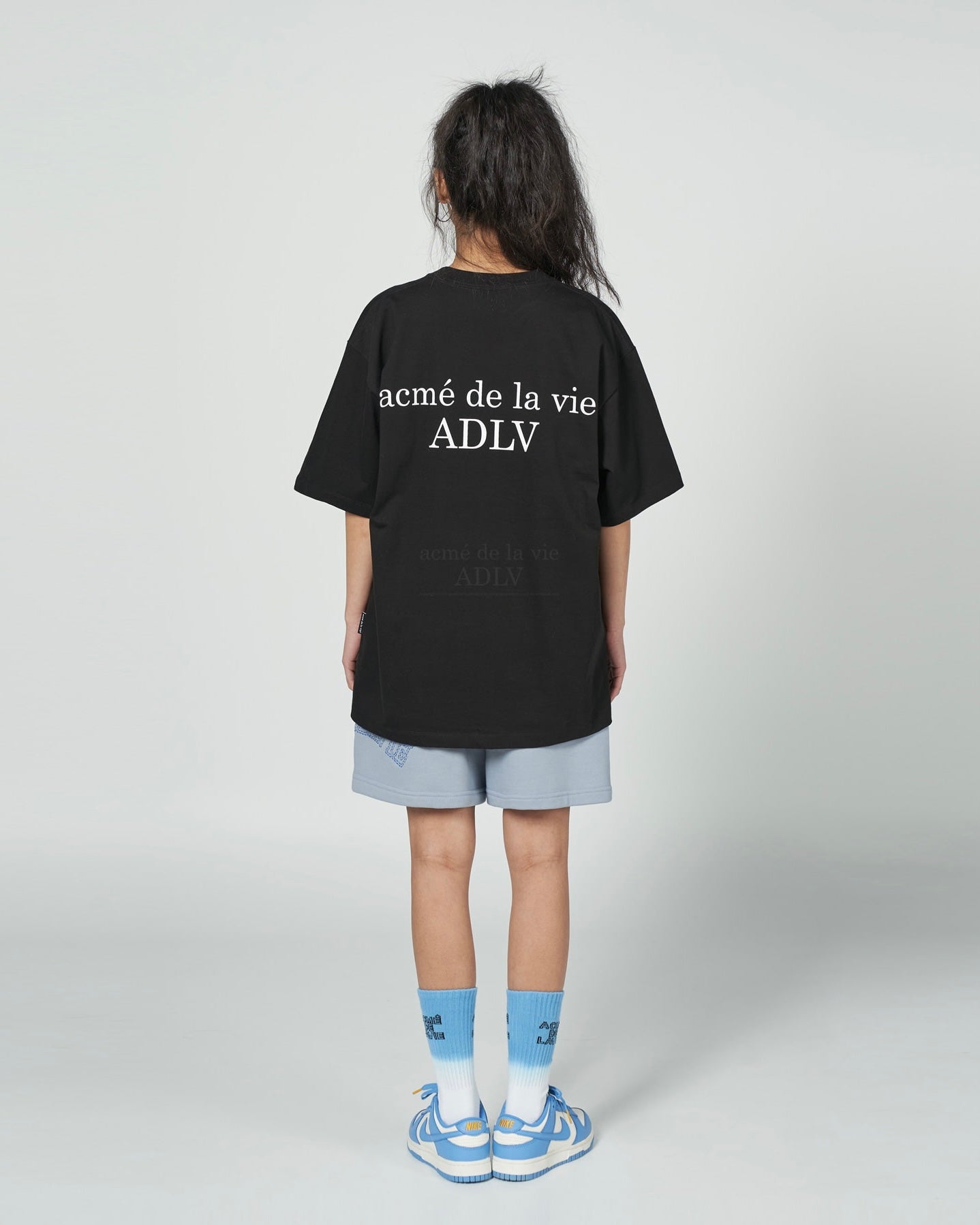 ADLV BABY FACE SHORT SLEEVE T-SHIRT BLACK BUBBLE (BLACK)