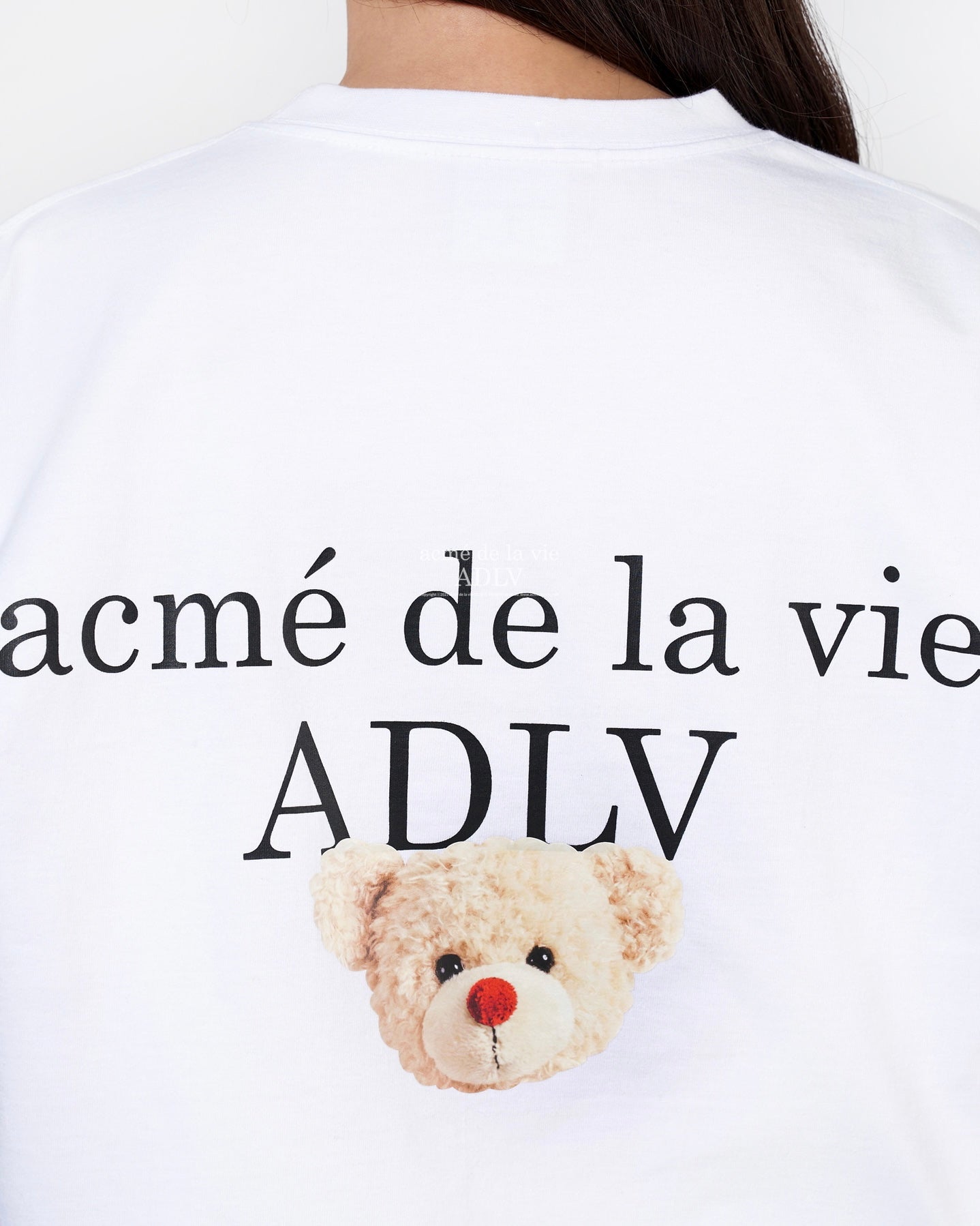 BABY FACE SHORT SLEEVE T-SHIRT (WHITE RED)