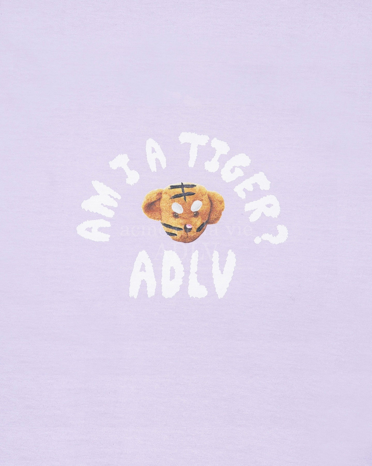 TIGER TEDDY BEAR DOLL SHORT SLEEVE T-SHIRT LIGHT PURPLE (LIGHT PURPLE)