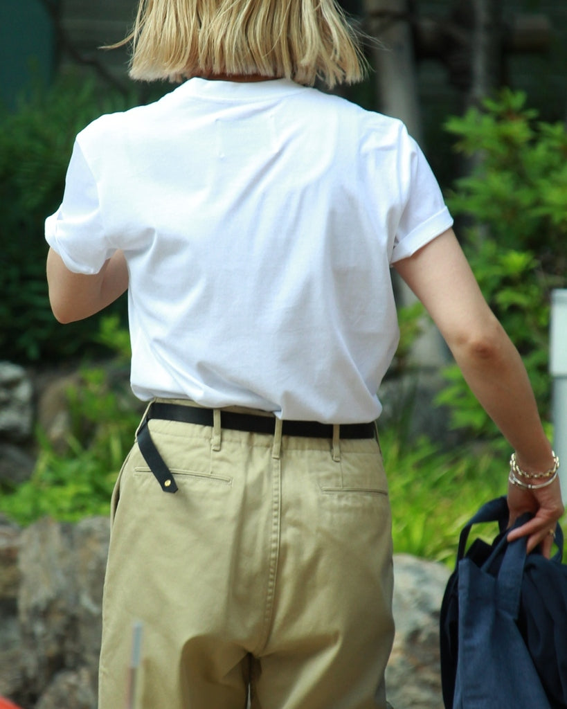 NANAMICA WIDE CHINO PANTS (KHAKI)