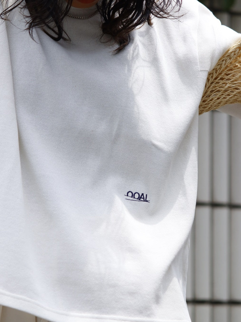 NANAMICA H/S OVERSIZED SWEATER TEE (ECRU)