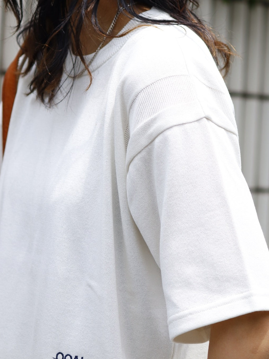 NANAMICA H/S OVERSIZED SWEATER TEE (ECRU)