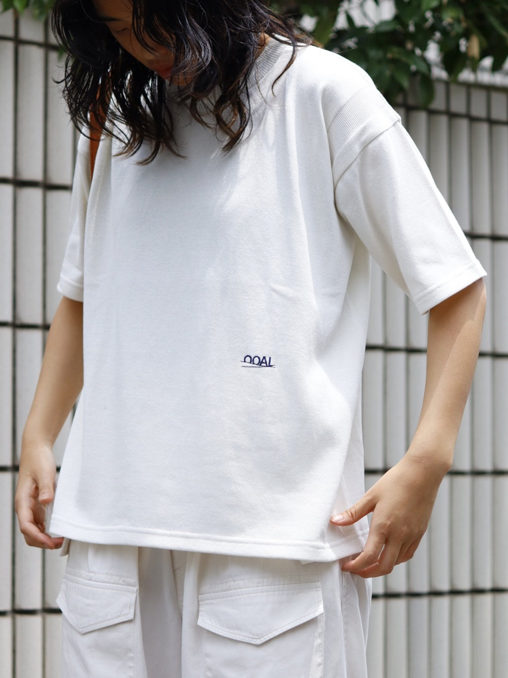 NANAMICA H/S OVERSIZED SWEATER TEE (ECRU)