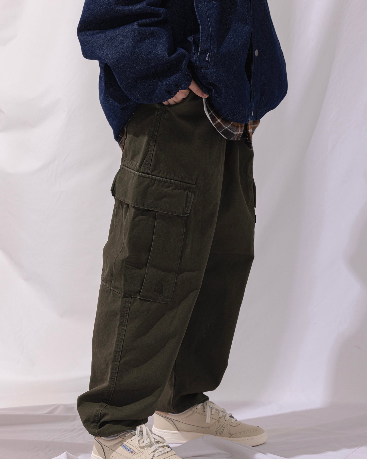 NAUTICA CARGO PANTS (OLIVE, 30N)