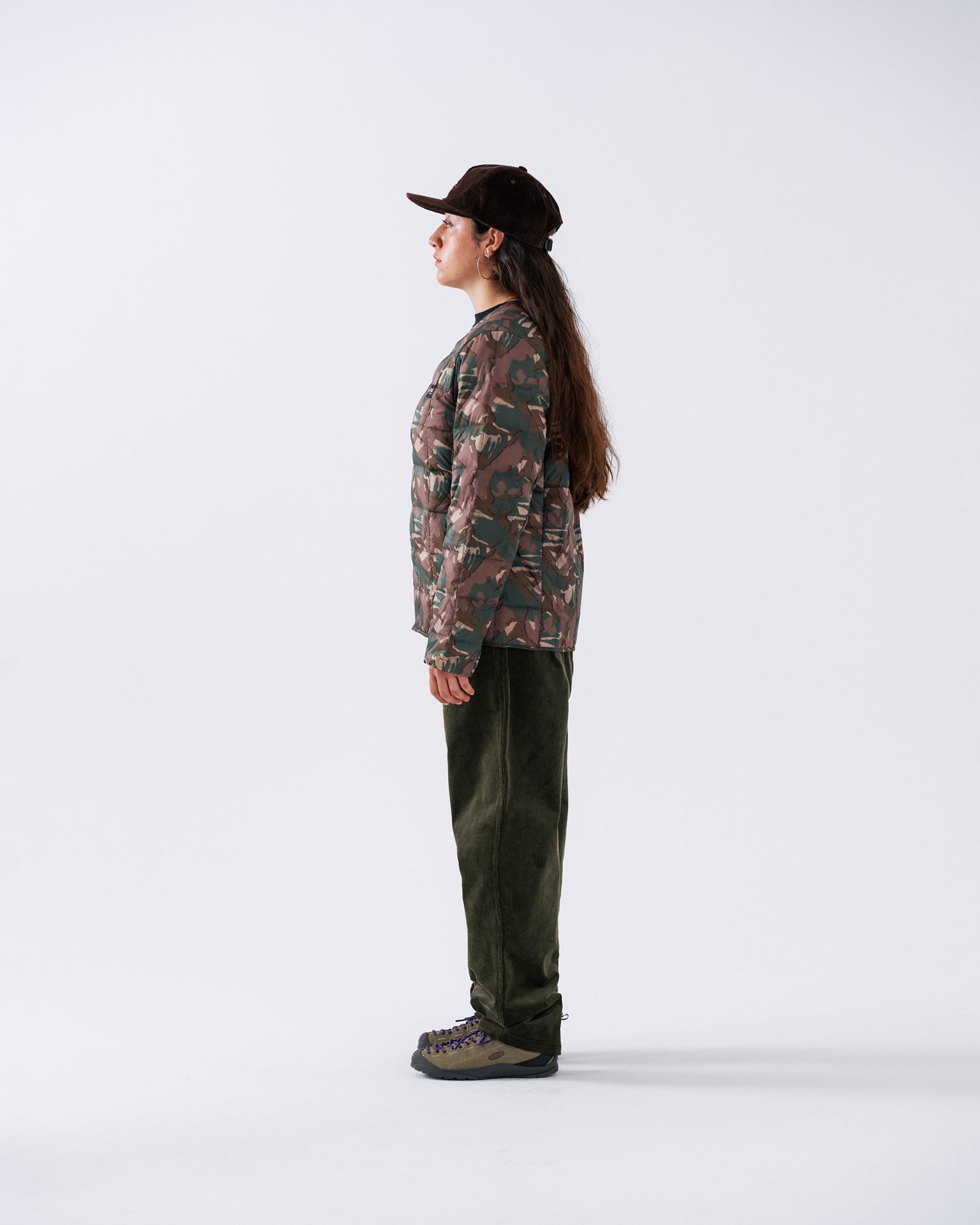 GRAMICCI CORDUROY LOOSE TAPERED PANT (DARK BROWN)