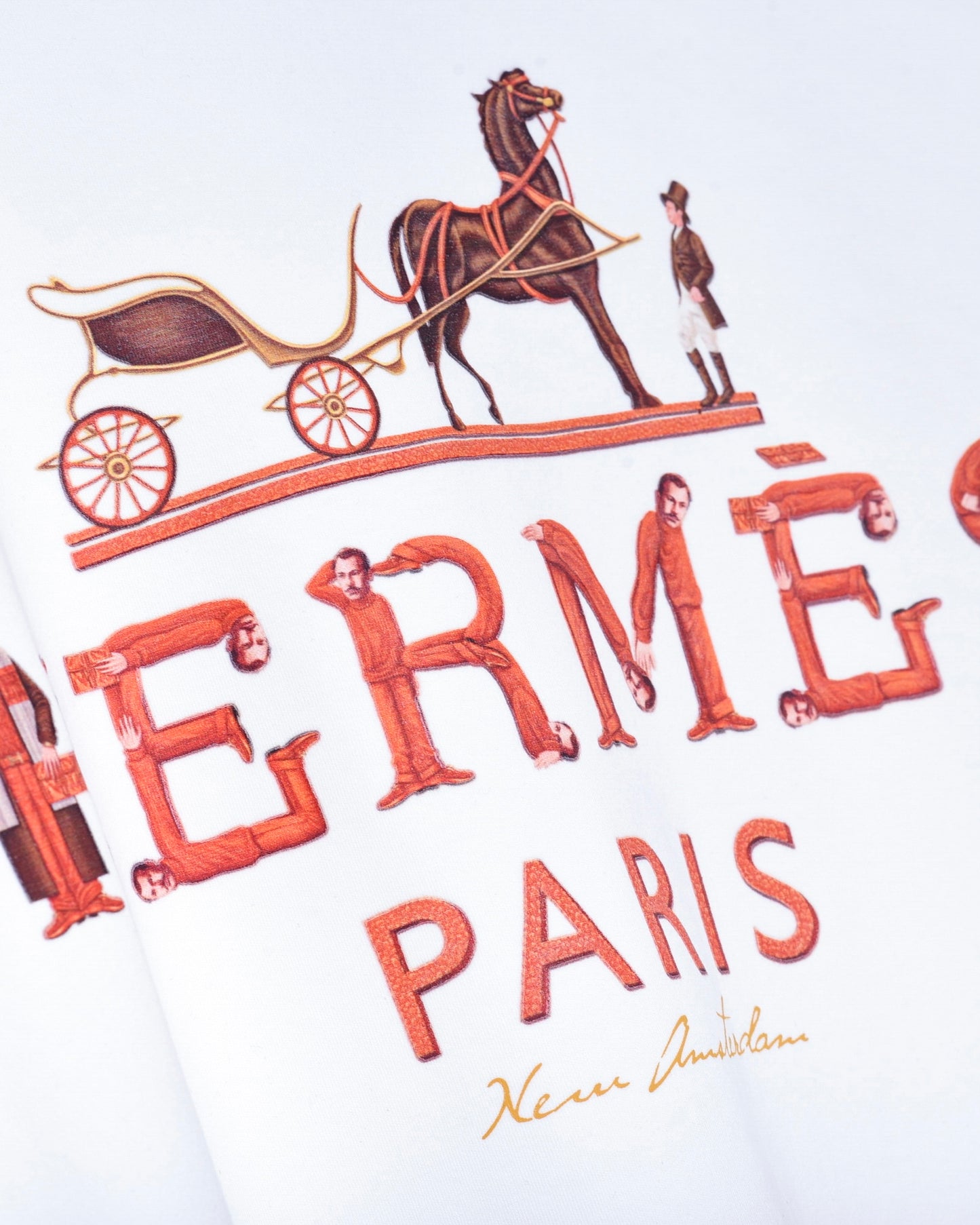 HERMESS BASIC TEE WOMAN (WHITE)