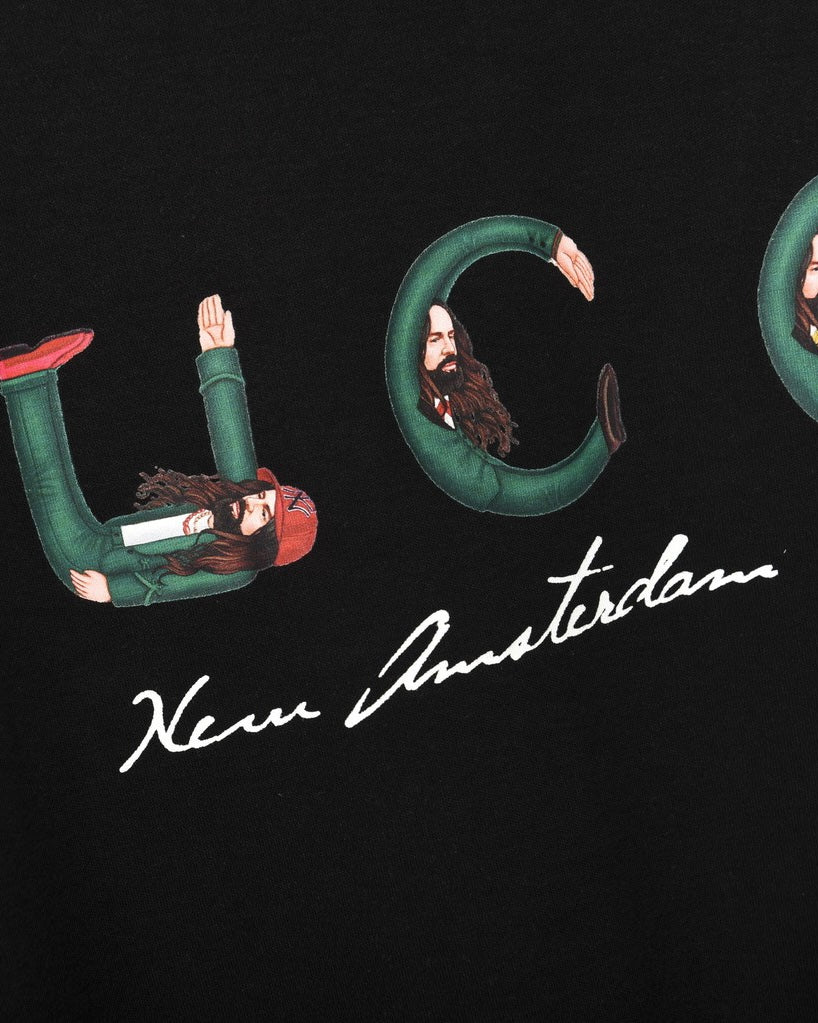 TRIBUTE TO ALESSANDRO MICHELE BASIC TEE WOMAN (BLACK)