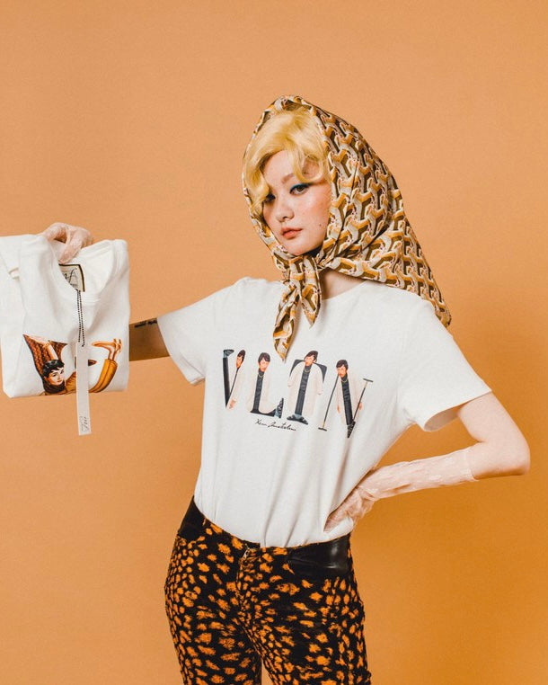 VLTN BASIC TEE WOMAN (WHITE)
