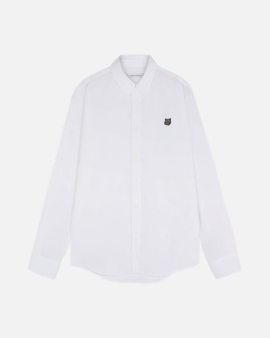 BOLD FOX HEAD CASUAL SHIRT (WHITE)