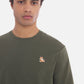 CHILLAX FOX PATCH REGULAR TEE SHIRT (MILITARY GREEN)