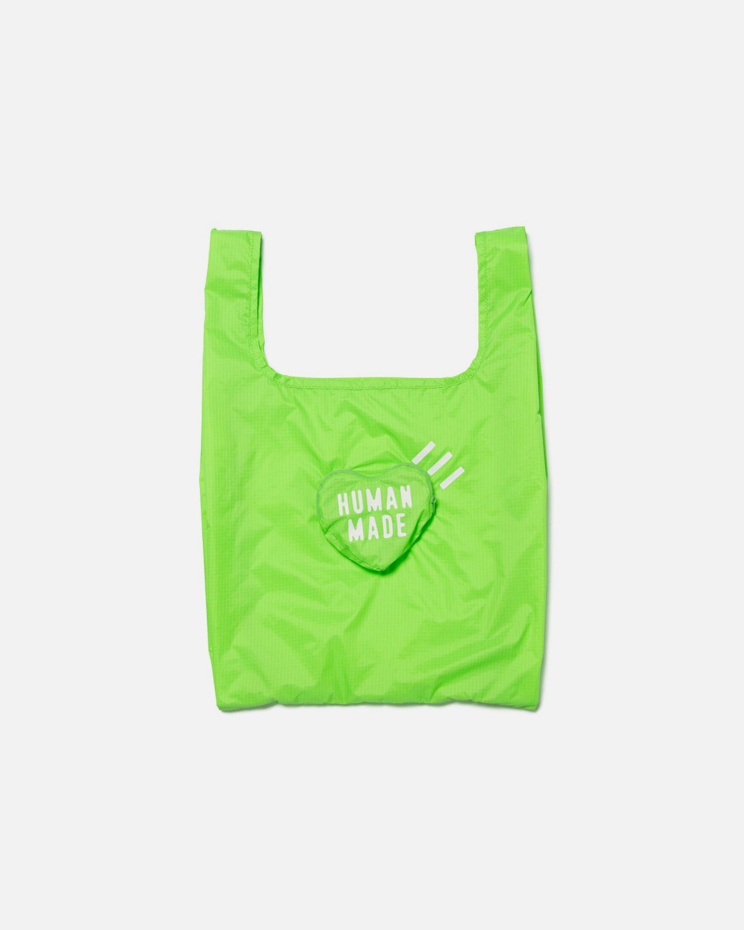 HEART SHOPPER BAG (GREEN)