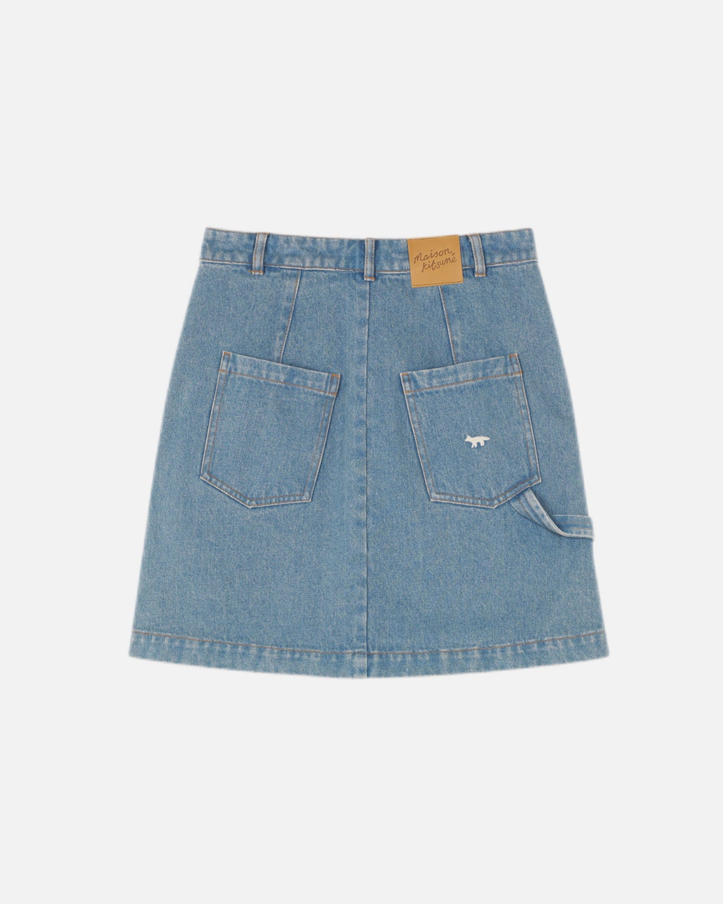 MINI DENIM SKIRT (LIGHT STONE INDIGO)