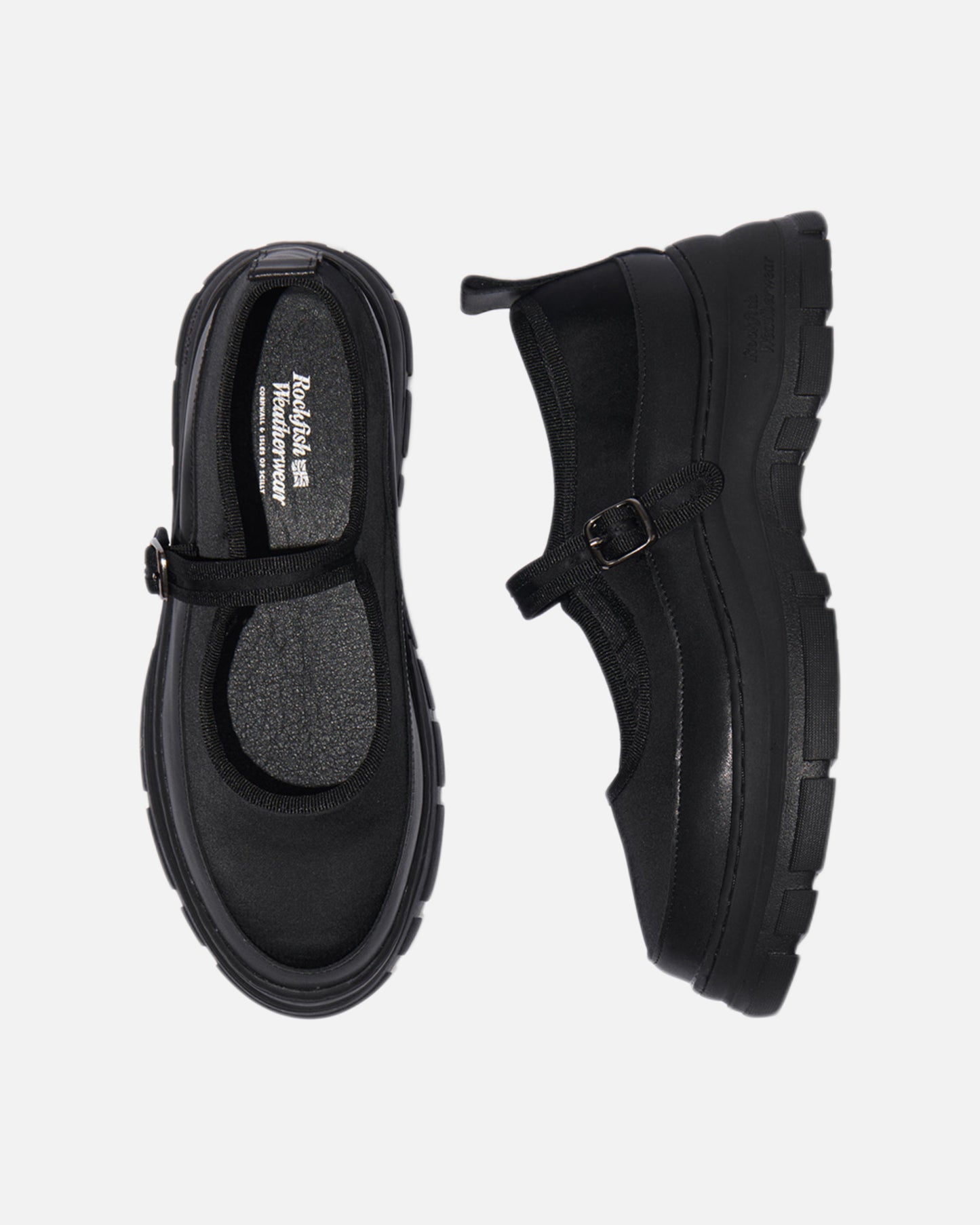FLATFORM STRAP MARYJANE (BLACK)