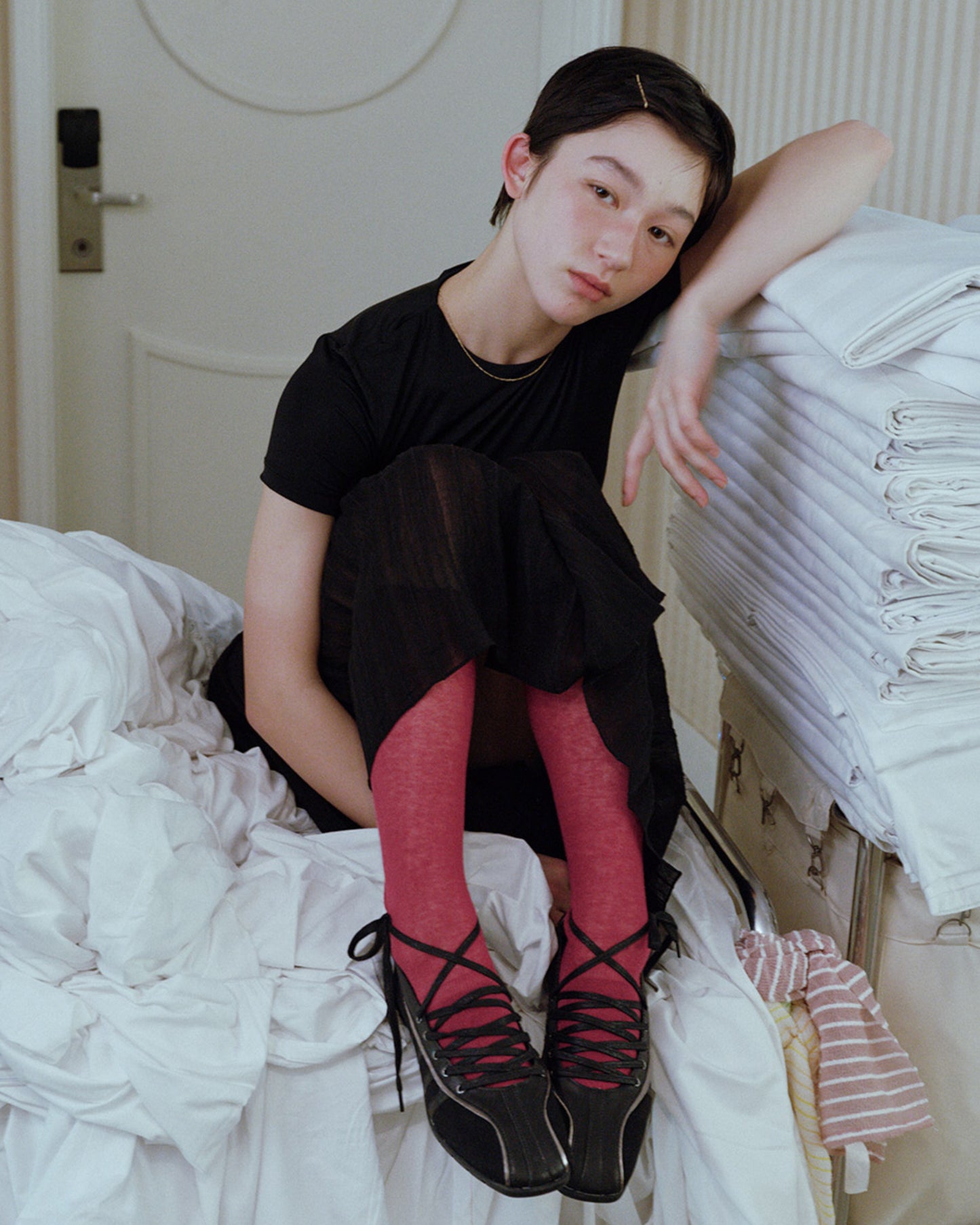BLISS LACEUP SNEAKERS (BLACK)
