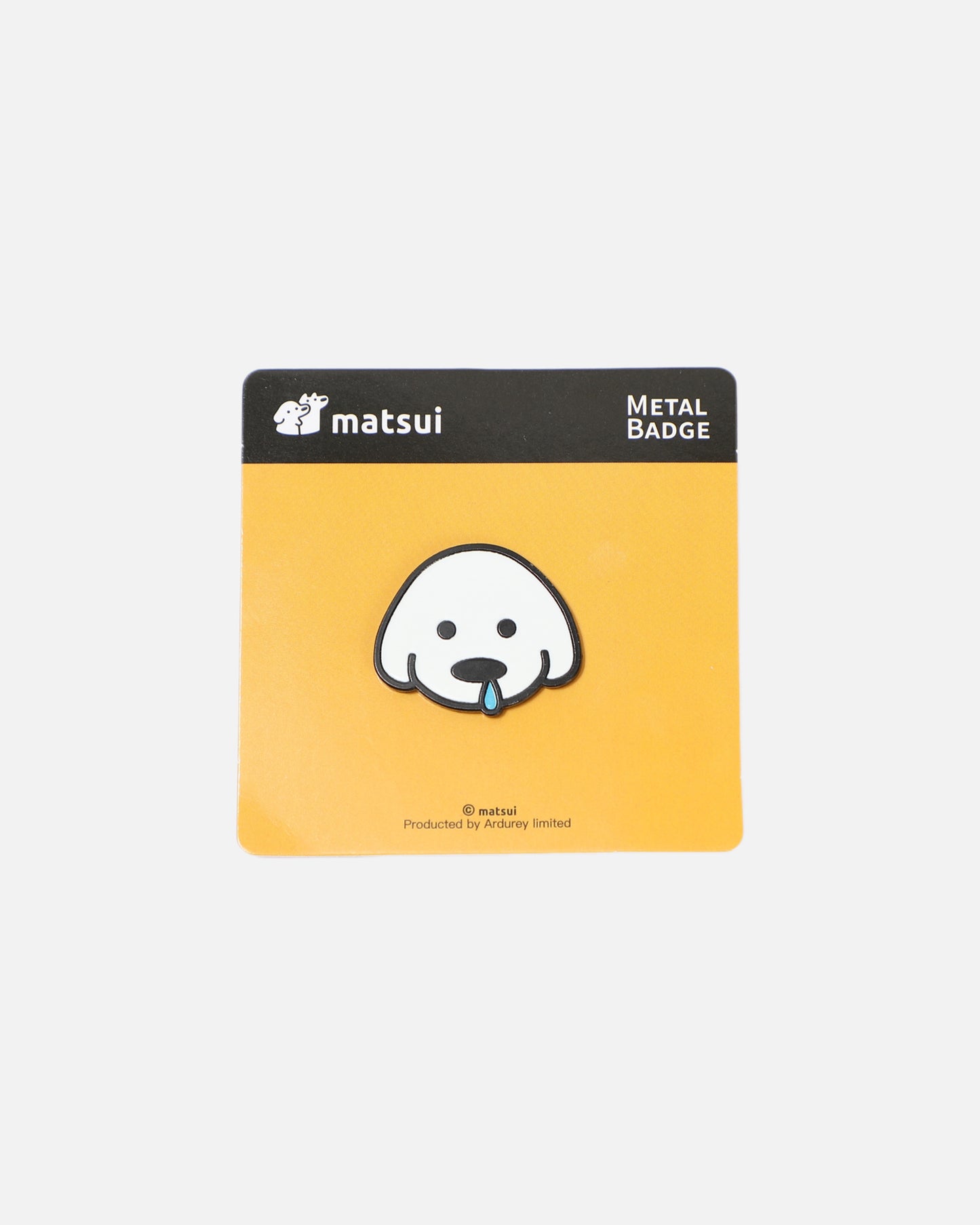 METAL BADGES (WHITE)