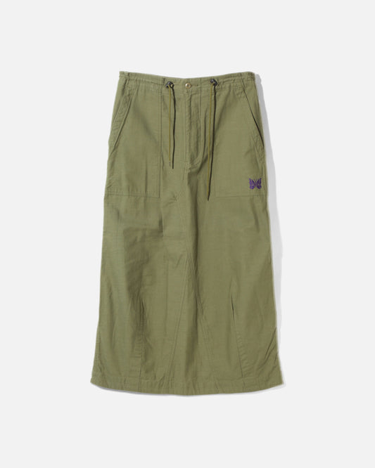 STRING FATIGUE SKIRT (OLIVE)