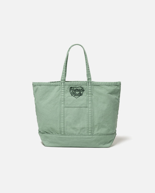 GARMENT DYED TOTE BAG (GREEN)
