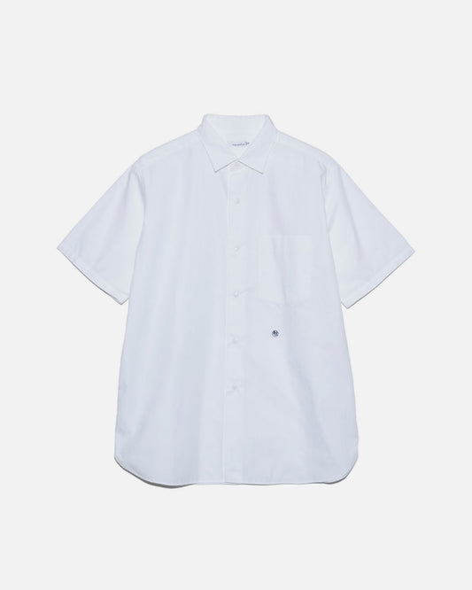 REGULAR COLLAR WIND S/S SHIRT (OFF WHITE)