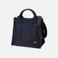 SMOKY 2WAY TOTE BAG (S) (NAVY)