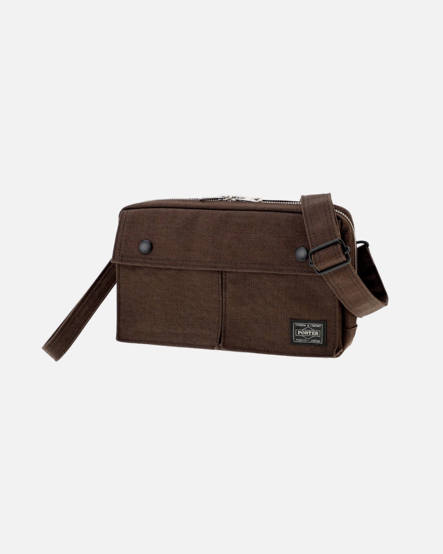 SMOKY 2WAY SHOULDER BAG (BROWN)