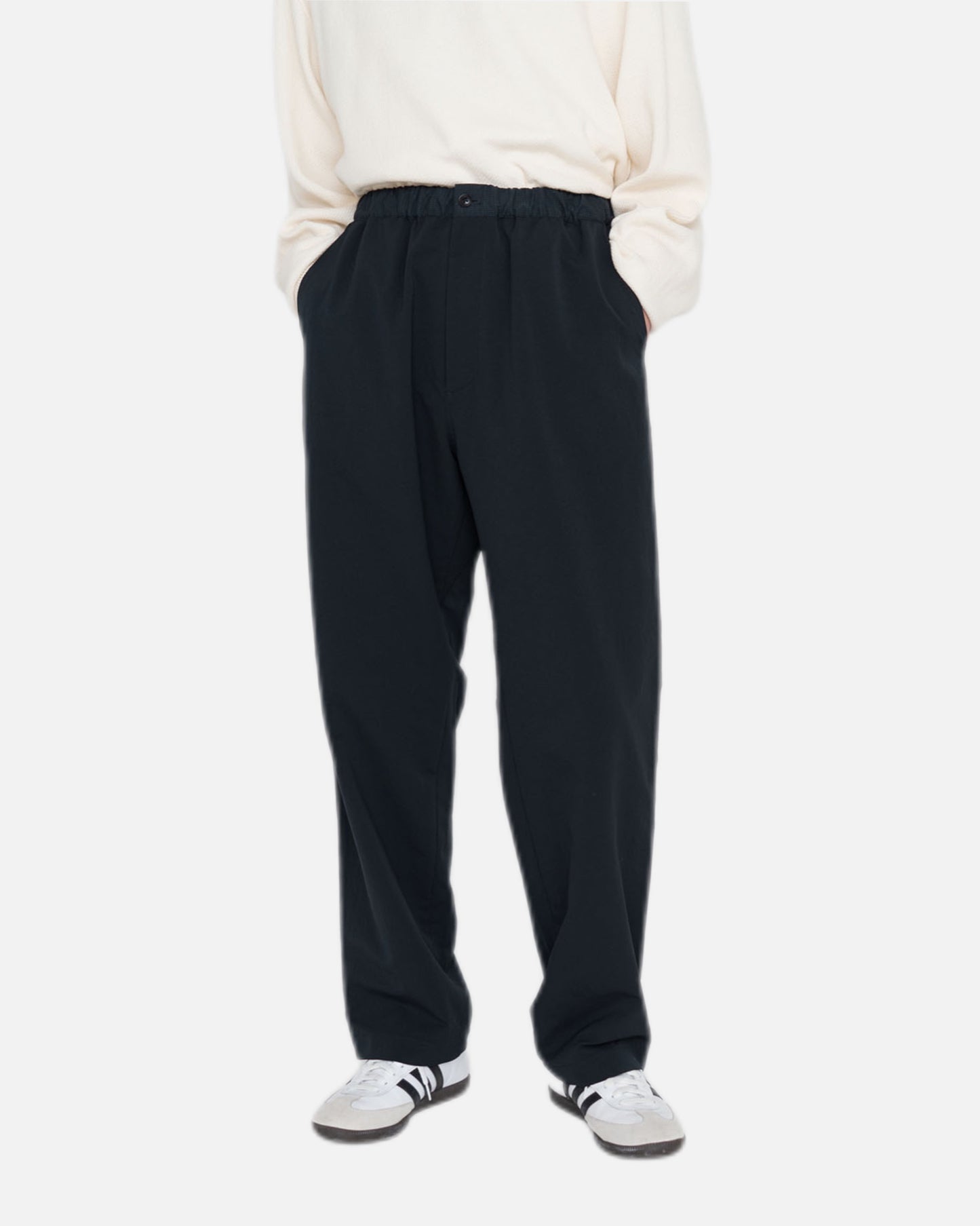 ALPHADRY WIDE EASY PANTS (BLACK)