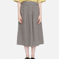 COTTON NEP GURKHA SKIRT (LIGHT GRAY)