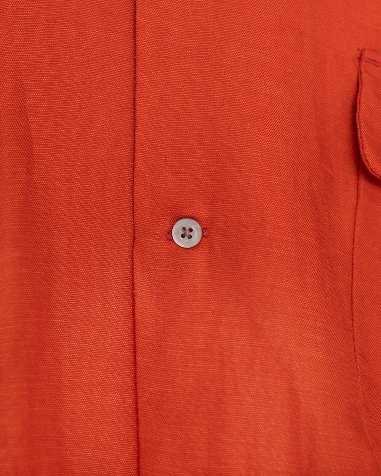 OPEN COLLAR CUPRA HEMP SHIRT (ECRU)