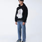 ADLV BABY FACE HOODIE BLACK SNOW (BLACK)