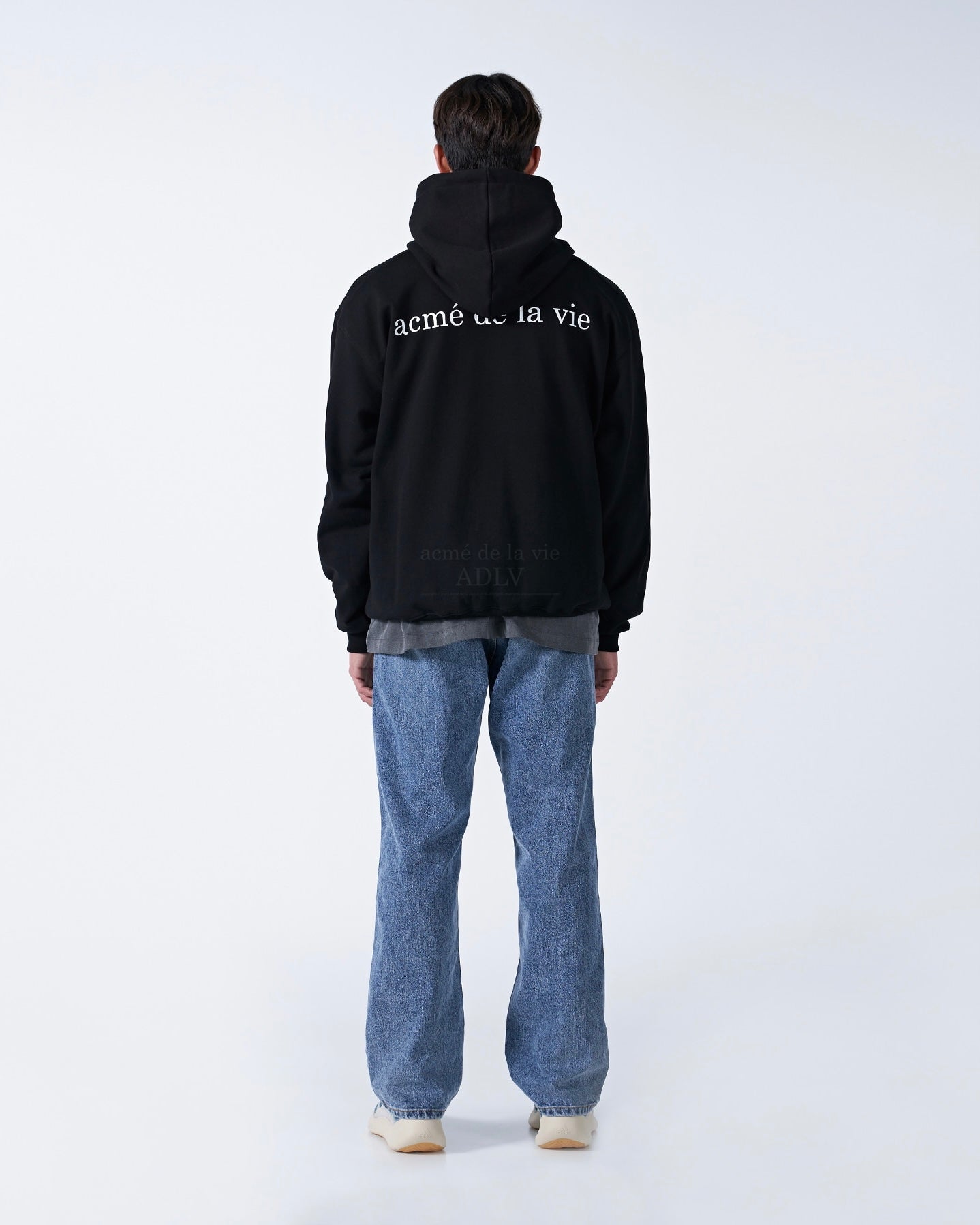 ADLV BABY FACE HOODIE BLACK SNOW (BLACK)