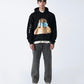 ADLV BABY FACE HOODIE BLACK DONUTS 6 (BLACK)