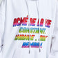 RAINBOW LOGO HOODIE WHITE (WHITE)