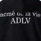 ADLV BABY FACE HOODIE BLACK ASTRONAUT (BLACK)