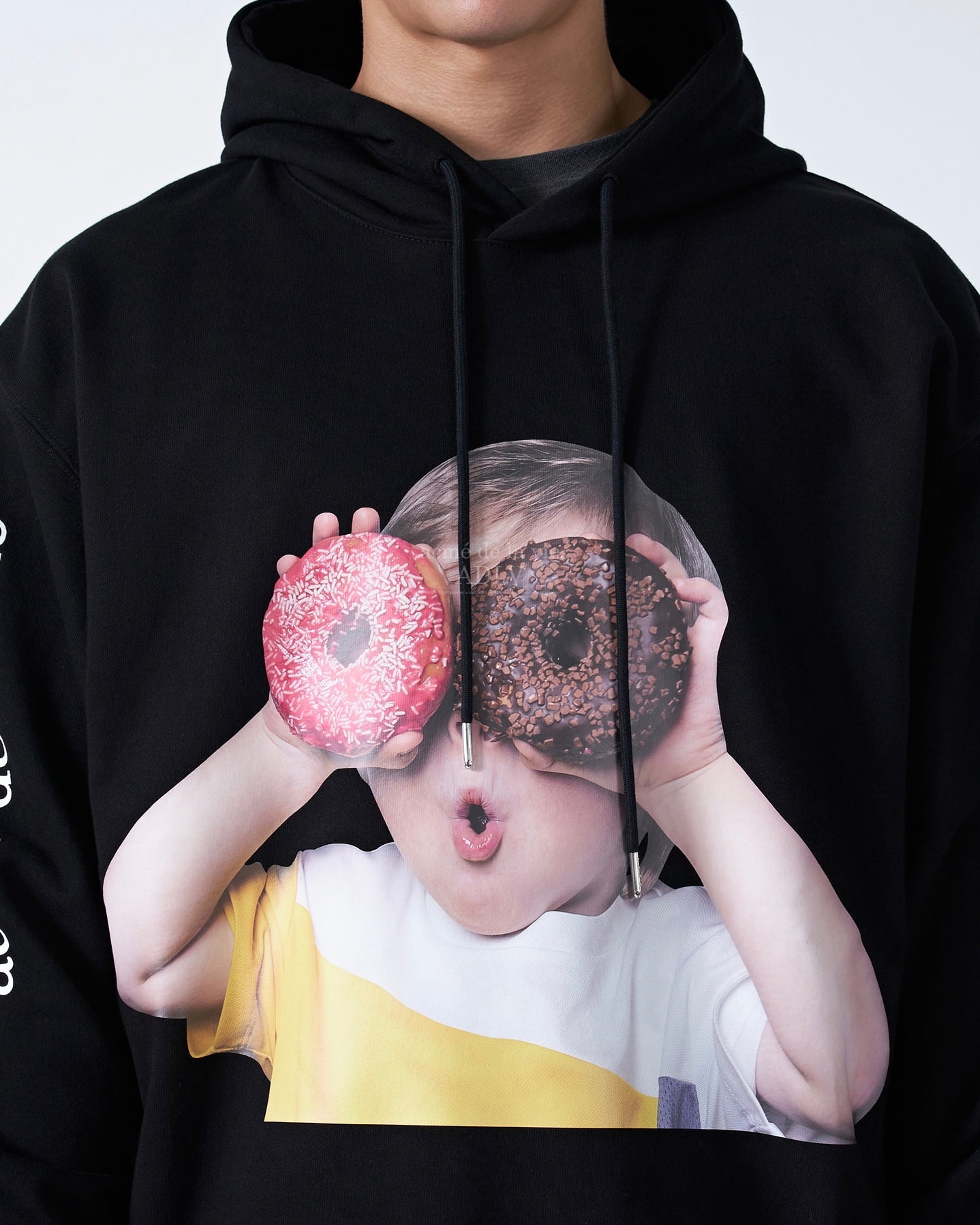ADLV BABY FACE HOODIE BLACK DONUT1 R (BLACK)