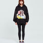 ADLV BABY FACE HOODIE BLACK DONUT1 R (BLACK)