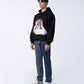 ADLV BABY FACE HOODIE BLACK DONUT1 R (BLACK)