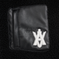 A LOGO EMBLEM BOUCLE FLEECE JACKET BLACK