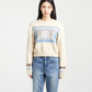 NORDIC BEAR PATTERN KNIT IVORY