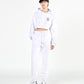 ADLV x LISA A LOGO EMBLEM PATCH CROP HOODIE (WHITE)