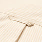 ADLV x LISA A LOGO EMBLEM PATCH STRIPE SHORT SLEEVE SHIRT (BEIGE)