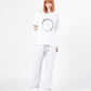 ADLV x LISA CIRCLE LOGO ARTWORK BASIC SHORT SLEEVE T-SHIRT (WHITE)