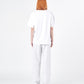ADLV x LISA CIRCLE LOGO ARTWORK BASIC SHORT SLEEVE T-SHIRT (WHITE)