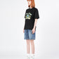 ADLV x LISA GREENERY ARTWORK BASIC SHORT SLEEVE T-SHIRT (BLACK)