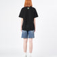 ADLV x LISA GREENERY ARTWORK BASIC SHORT SLEEVE T-SHIRT (BLACK)