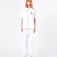 ADLV x LISA A LOGO EMBLEM PATCH TRAINING PANTS (WHITE)