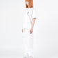 ADLV x LISA A LOGO EMBLEM PATCH TRAINING PANTS (WHITE)
