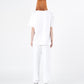 ADLV x LISA A LOGO EMBLEM PATCH TRAINING PANTS (WHITE)